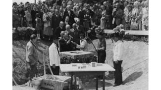 Grundsteinlegung für den Henry-Ford-Bau